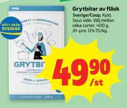 Stora Coop Grytbitar av fläsk erbjuda
