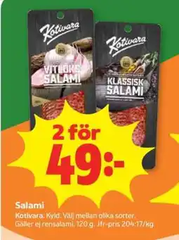 Stora Coop Salami erbjuda