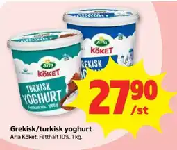 Stora Coop GREKISK/TURKISK YOGHURT erbjuda