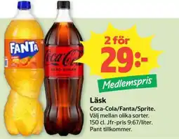 Coop Läsk erbjuda