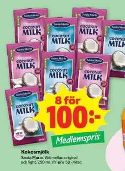 Stora Coop Kokosmjölk erbjuda
