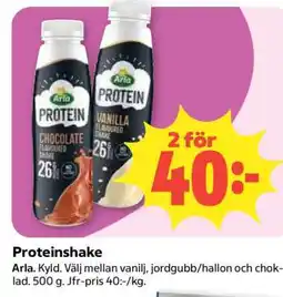 Coop Proteinshake erbjuda