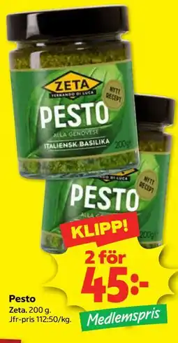 Stora Coop Pesto, Medlemspris erbjuda