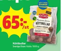 Stora Coop Köttbullar erbjuda