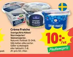 Stora Coop Crème Fraiche, Medlemspris erbjuda