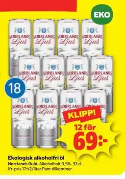 Stora Coop Ekologisk alkoholfri öl erbjuda