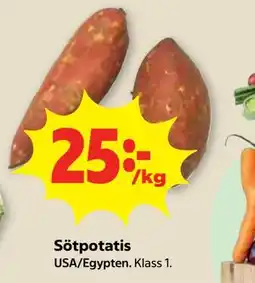Stora Coop Sötpotatis erbjuda