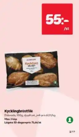 Hemköp Kycklingbröstfile erbjuda