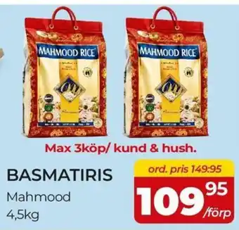 Matrix Butikerna Mahmood basmatiris erbjuda