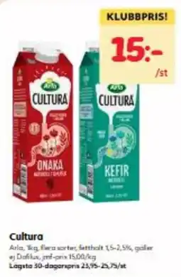Hemköp Arla Cultura erbjuda
