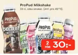 Bo Ohlsson Propud milkshake erbjuda