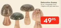 Bo Ohlsson Dekoration Svamp erbjuda