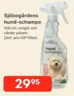 Bo Ohlsson Sjöbogårdens hund-schampo erbjuda
