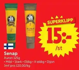 Nya Pulsen Auran Senap erbjuda
