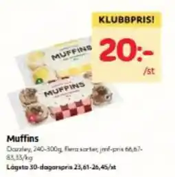 Hemköp Muffins erbjuda
