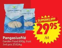 Nya Pulsen Garden Food Pangasiusfile erbjuda