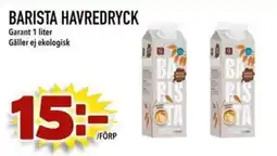 Din Mat Barista havredryck erbjuda