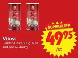 Nya Pulsen Vitost Golden Dairy erbjuda
