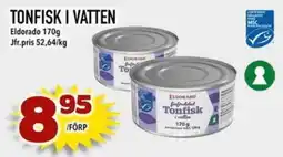Din Mat Eldorado tonfisk i vatten erbjuda