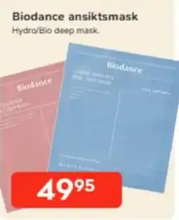Bo Ohlsson Biodance ansiktsmask erbjuda