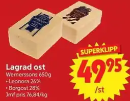 Nya Pulsen Wernerssons ost erbjuda