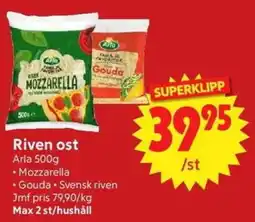 Nya Pulsen Arla Riven ost erbjuda