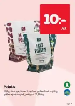 Hemköp Fast Potatis erbjuda