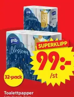 Nya Pulsen Grite toalettpapper erbjuda