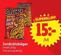 Nya Pulsen Smoki jordnötsbågar erbjuda