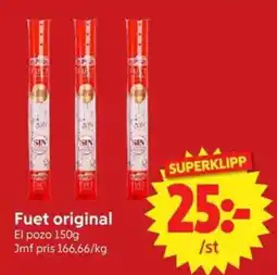 Nya Pulsen Fuet original erbjuda