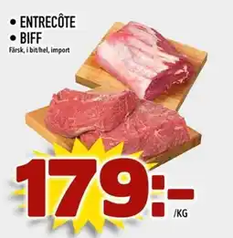 Din Mat Entrecôte Biff erbjuda