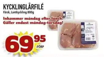 Din Mat Kycklinglårfile erbjuda