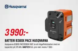 Tools Husqvarna batteri B380X pace erbjuda