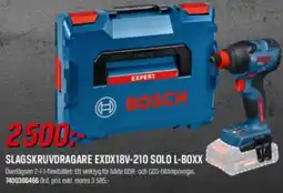 Tools Bosch slagskruvdragare exdx18v-210 solo l-boxx erbjuda