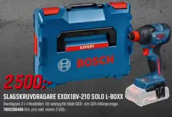 Bosch slagskruvdragare exdx18v-210 solo l-boxx