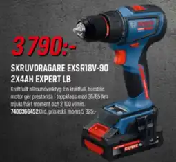 Tools Bosch skruvdragare exsr18v-90 erbjuda