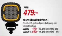 Tools Draco med varningsljus erbjuda