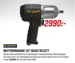 Tools Rc rodcraft mutterdragare 1/2" beast rc2277 erbjuda
