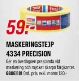 Tools tesa maskeringstejp 4334 precision erbjuda