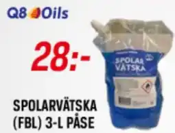 Tools Q8 Oils Spolarvät ska erbjuda