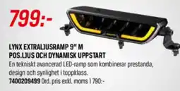 Tools Lynx extraljusramp 9" m erbjuda