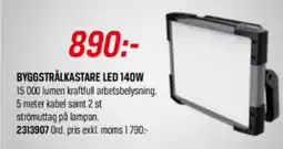 Tools Byggstrålkastare led 140w erbjuda