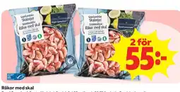 Coop Konsum Royal Greenland Räkor med skal erbjuda