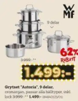 XXXLutz Wmf grytset astoria erbjuda