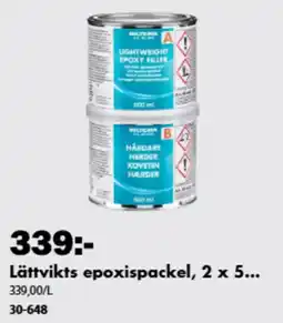 Biltema Hilti Lättvikts epoxispakel erbjuda