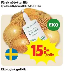 Coop Konsum Ånglamark gul lök erbjuda