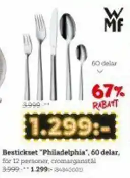 XXXLutz Wmf bestickset philadelphia erbjuda