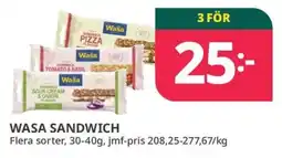Tempo Wasa sandwich erbjuda