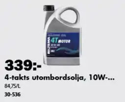 Biltema Biltema 4-takts utombordsolja erbjuda