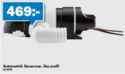 Biltema Automatisk länspump, låg profil erbjuda